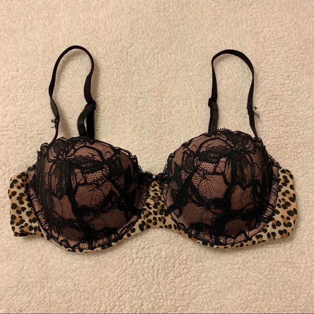 Victoria’s Secret Balconet Push Up Bra Cheetah